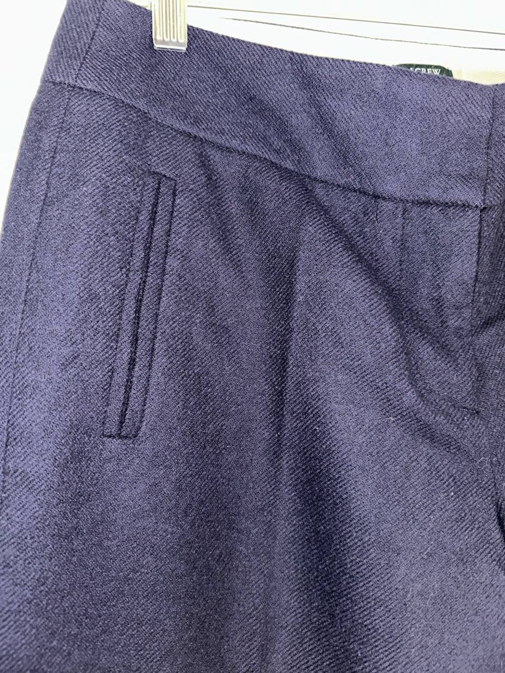 J. Crew Navy Straight-Leg Dress Trousers - Picture 3 of 10